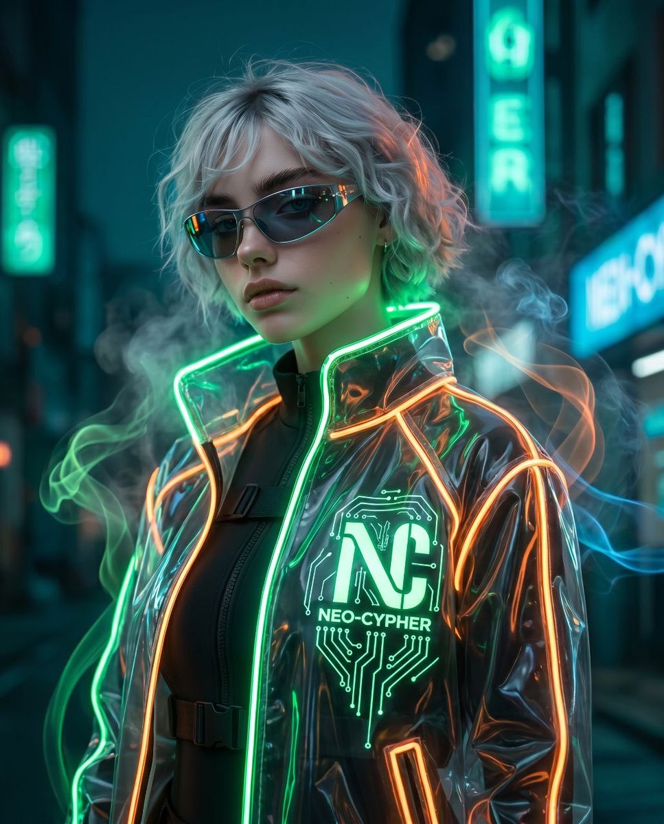 Cyberpunk Fashion Portrait