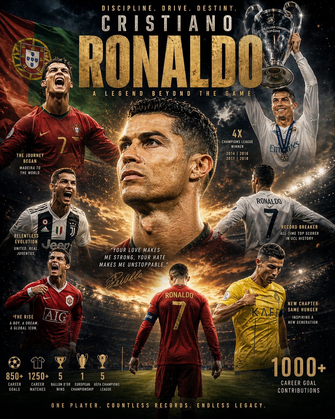 Epic Career Moments Cinematic Poster